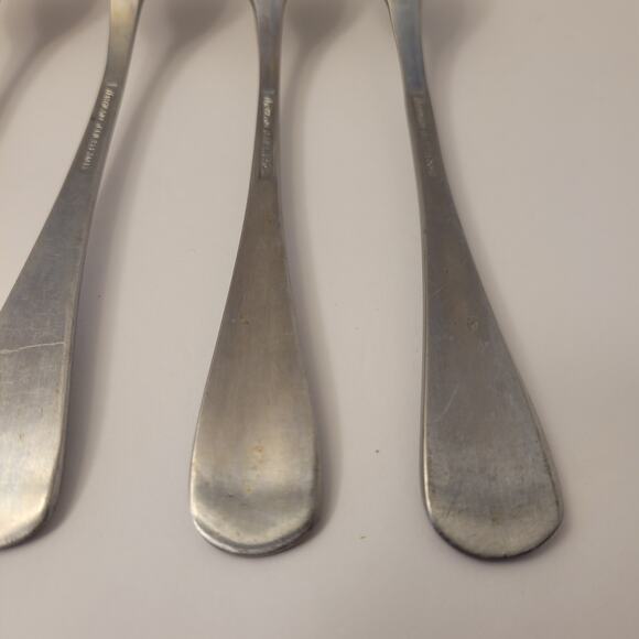 Northland Stainless Flatware Set Of 6 Forks 3-Prong Satin Korea Pre-Owned - Picture 5 of 14